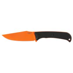 HOGUE EXTRAK XL 3.9″ BLK/OR W/SHEATH