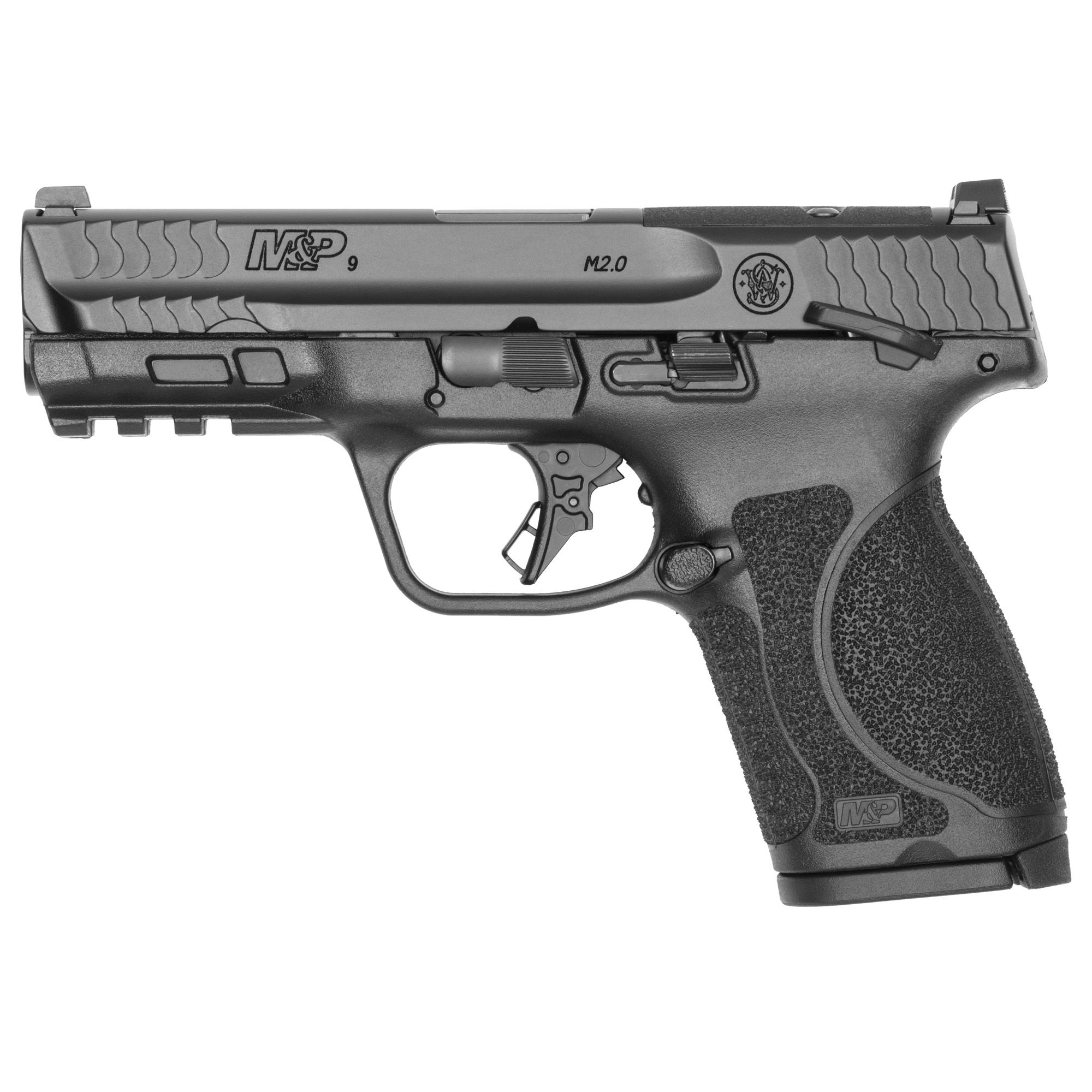 S&W M&P M2.0 9MM 4″ CMP TS OR BLK CA