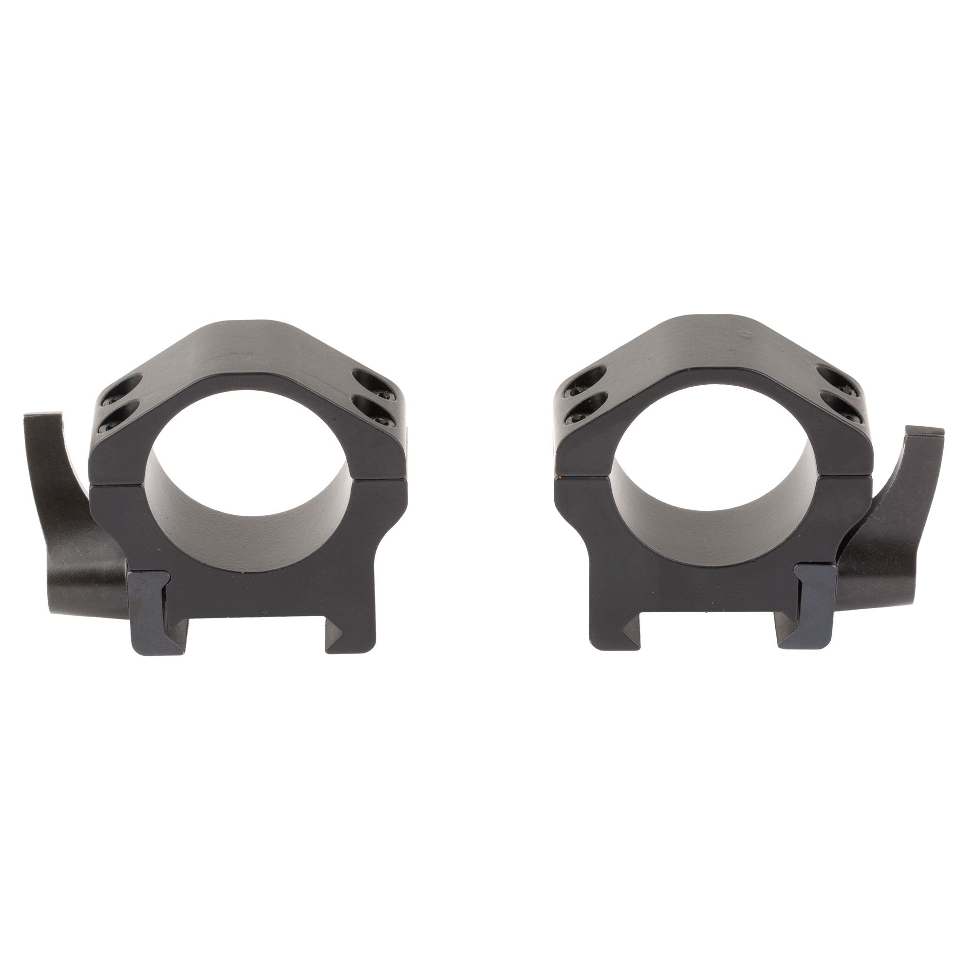WARNE MAXIMA 1″ HRZ QD LOW RINGS BLK