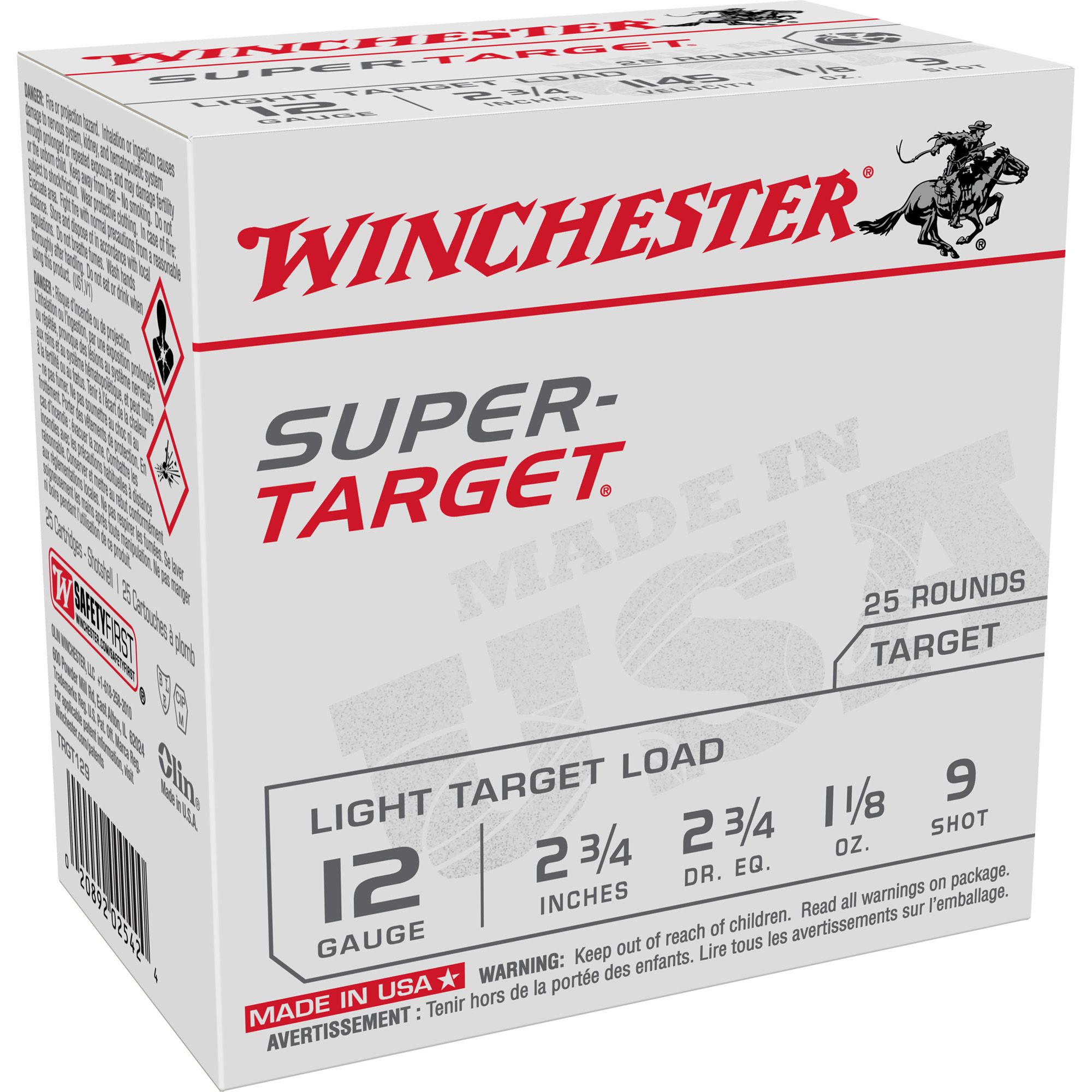 WIN SUPERTARGET 12GA 2.75″ #9 25/250