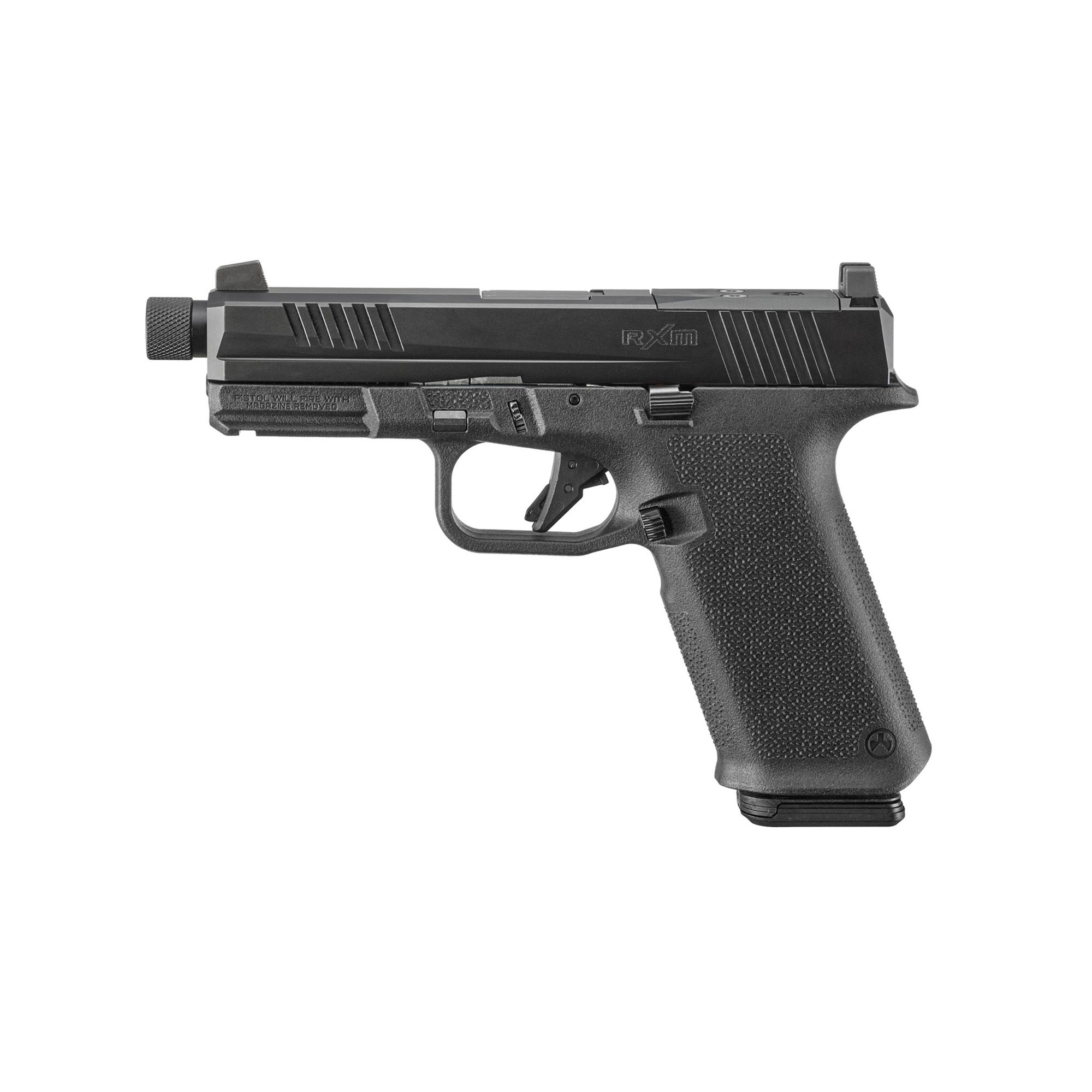 RUGER RXM 9MM 17RD OR NS 4.5″ TB BLK