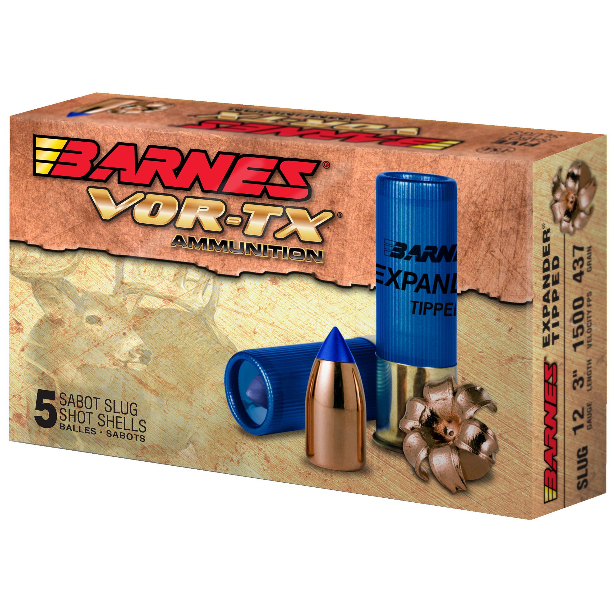 BARNES VOR-TX 12GA 3″ 438GR 5/100