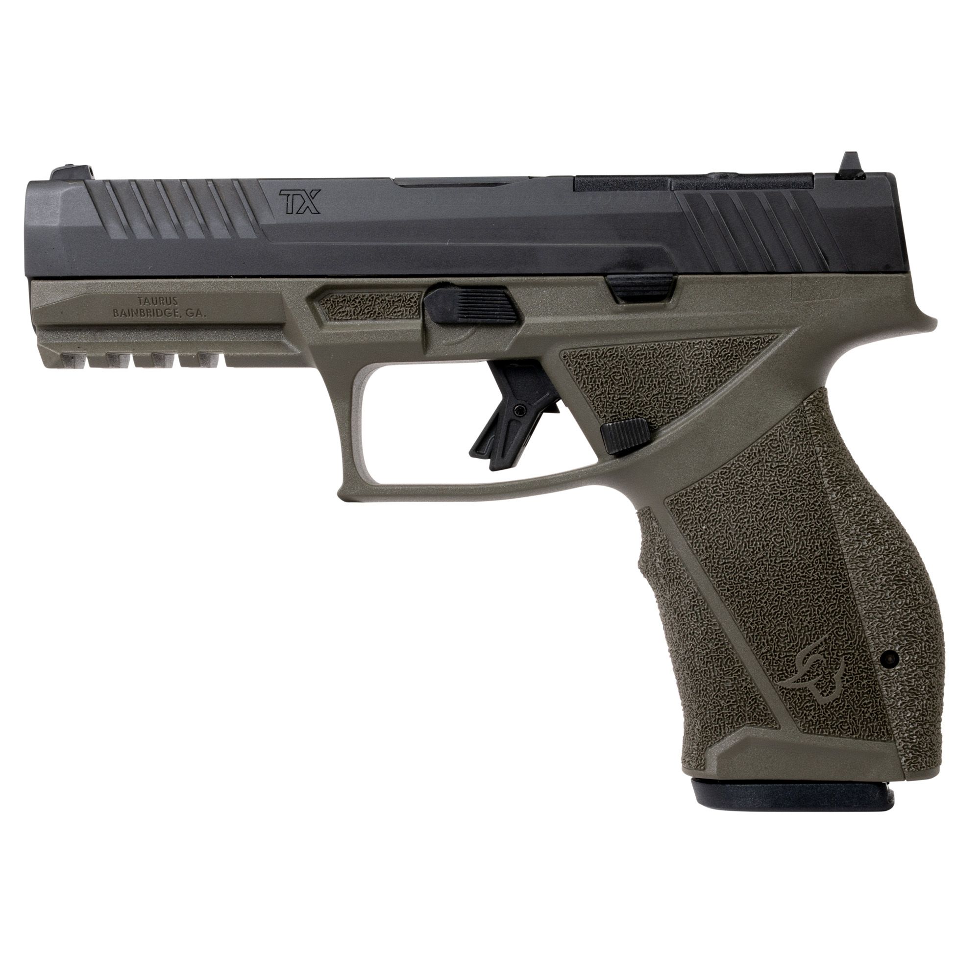 TAURUS TX 9MM 4.5″ 17RD ODG/BLK