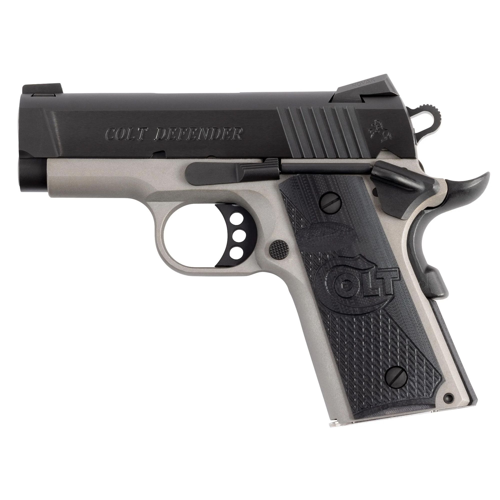 COLT DEFENDER 45ACP 3″ 7RD G10 BK/SV