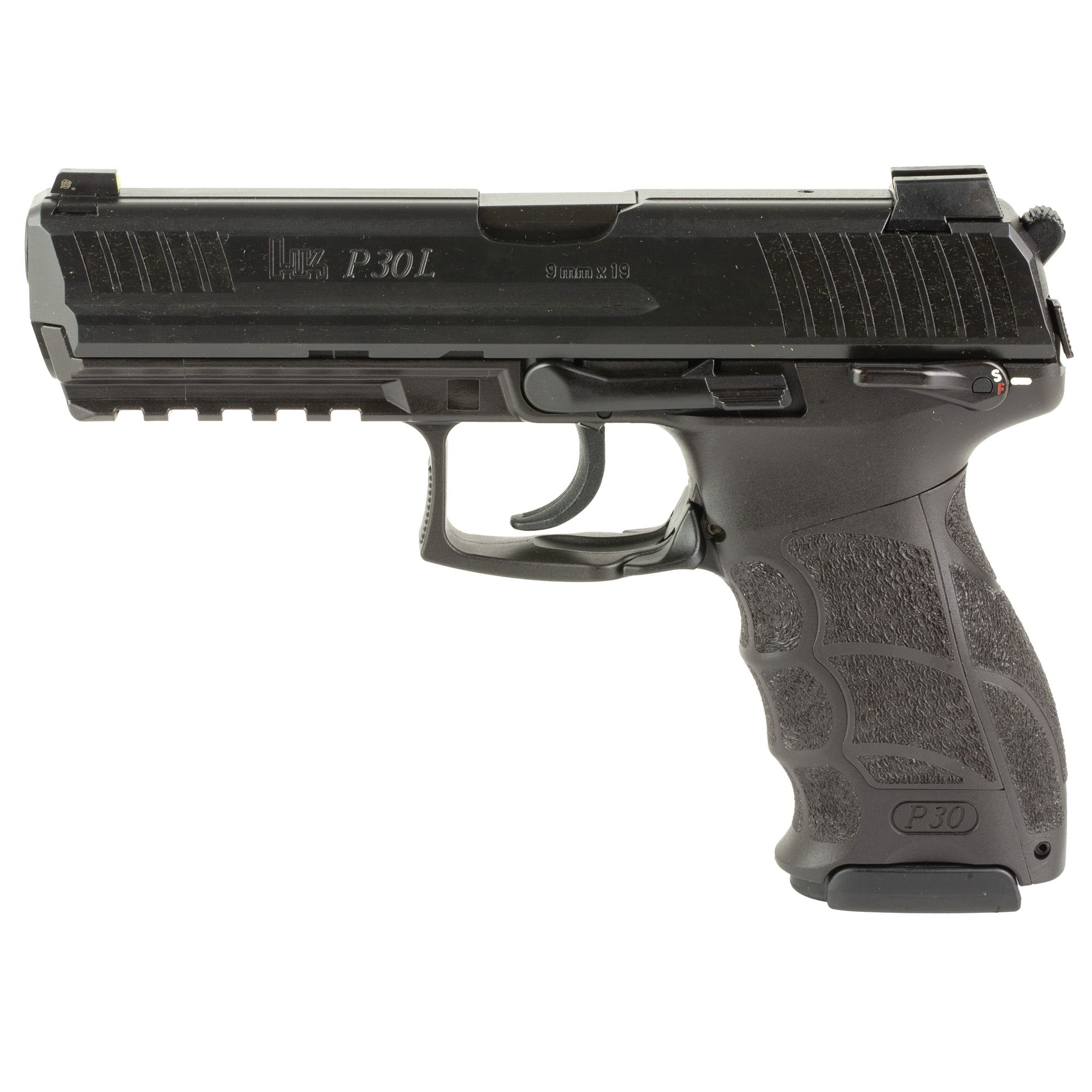 HK P30L S 9MM 4.45″ 20RD V3 DASA BK