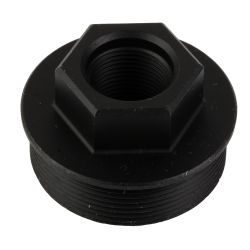 YHM 1/2″-28 CRBNE ADPTR SDWNR M2 BLK