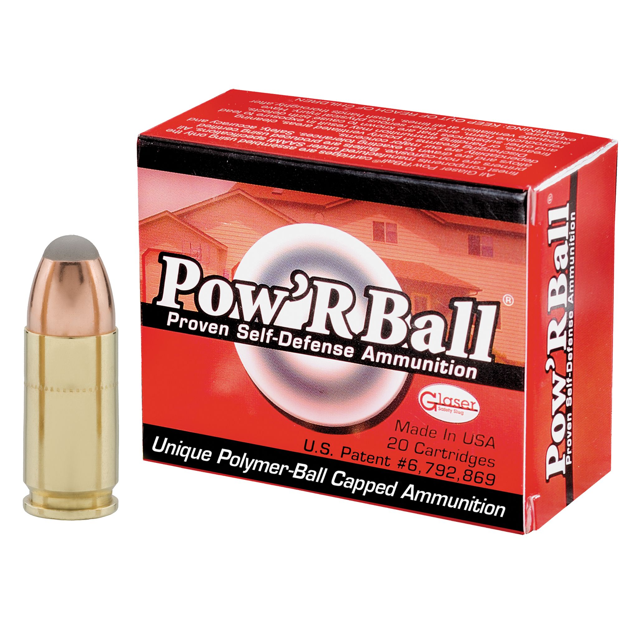 CORBON POW’RBALL 9MM+P 100GR 20/500