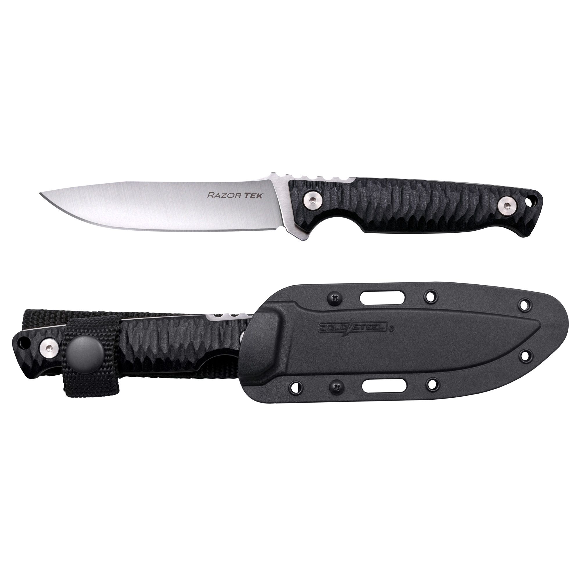 COLD STL RAZORTEK 4″ BLK W/SHEATH