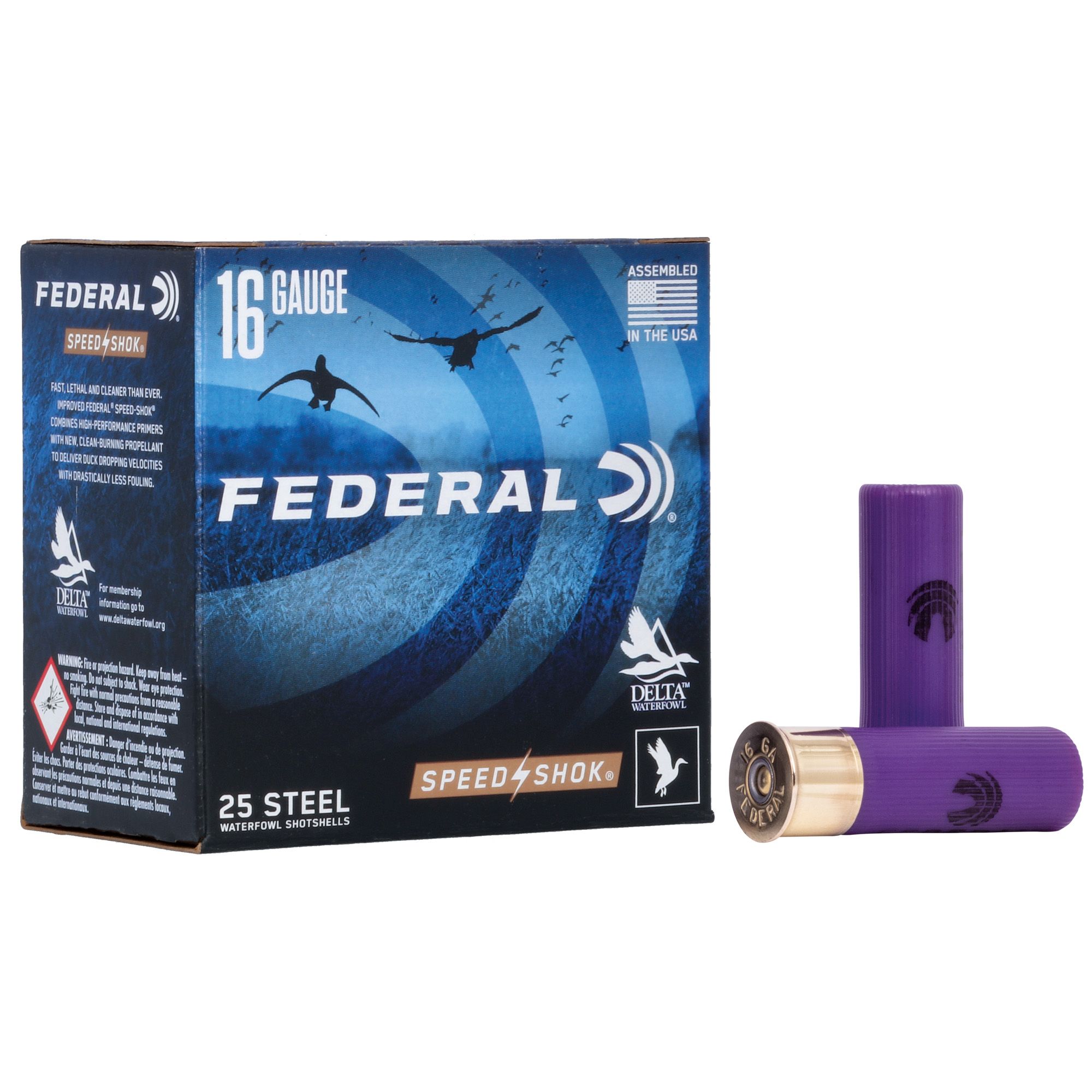 FED SPEED SHOK 16GA 2.75″ #4 25/250