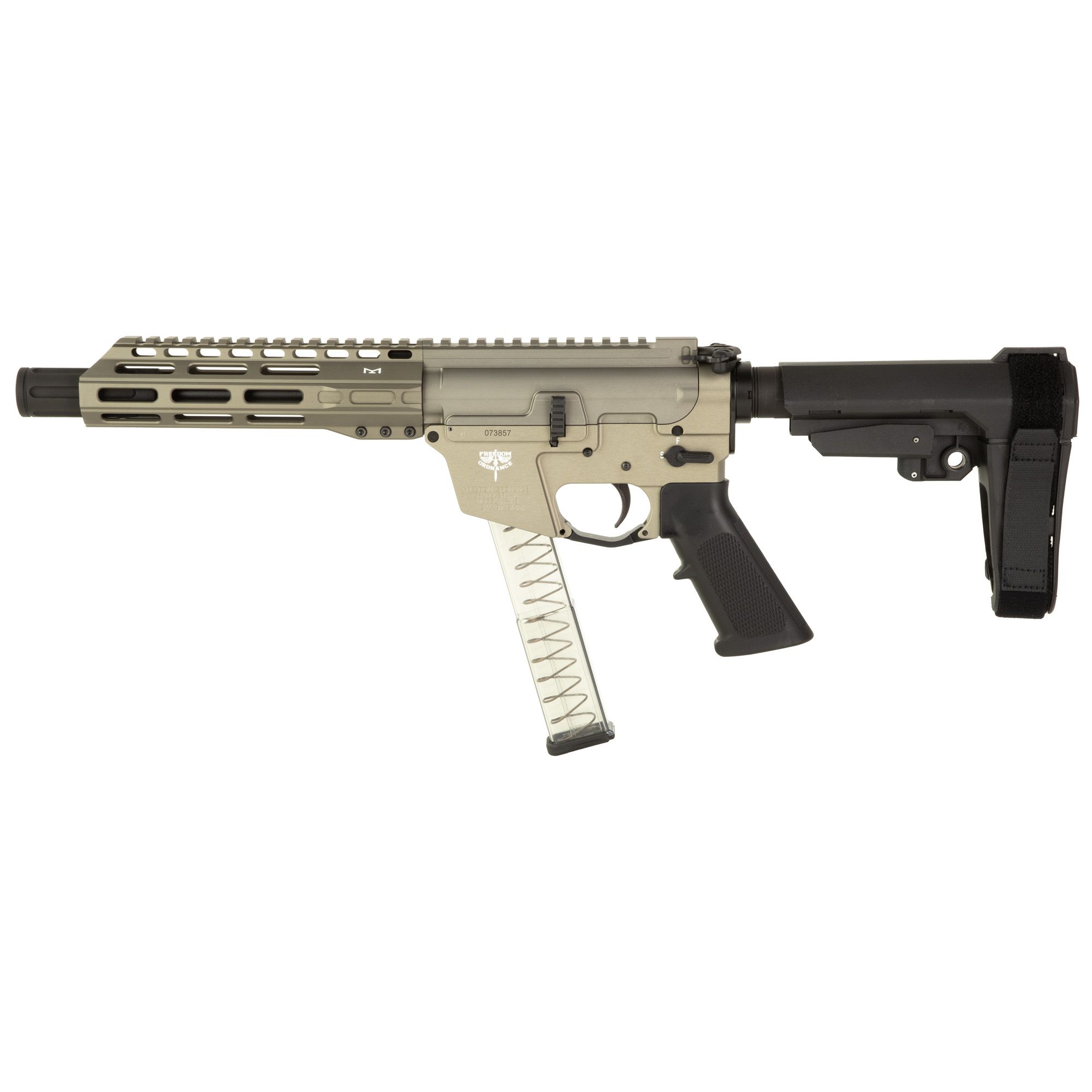FRD ORD FX9 SBA3 9MM 8″ 32RD FDE
