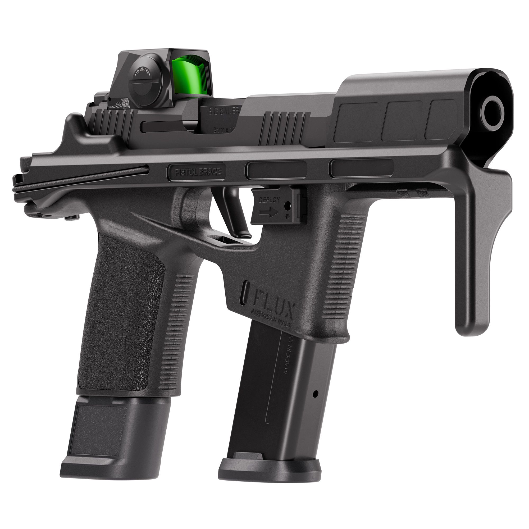 SIG P365 FLUX 9MM 6″ 25RD RMEO BRACE