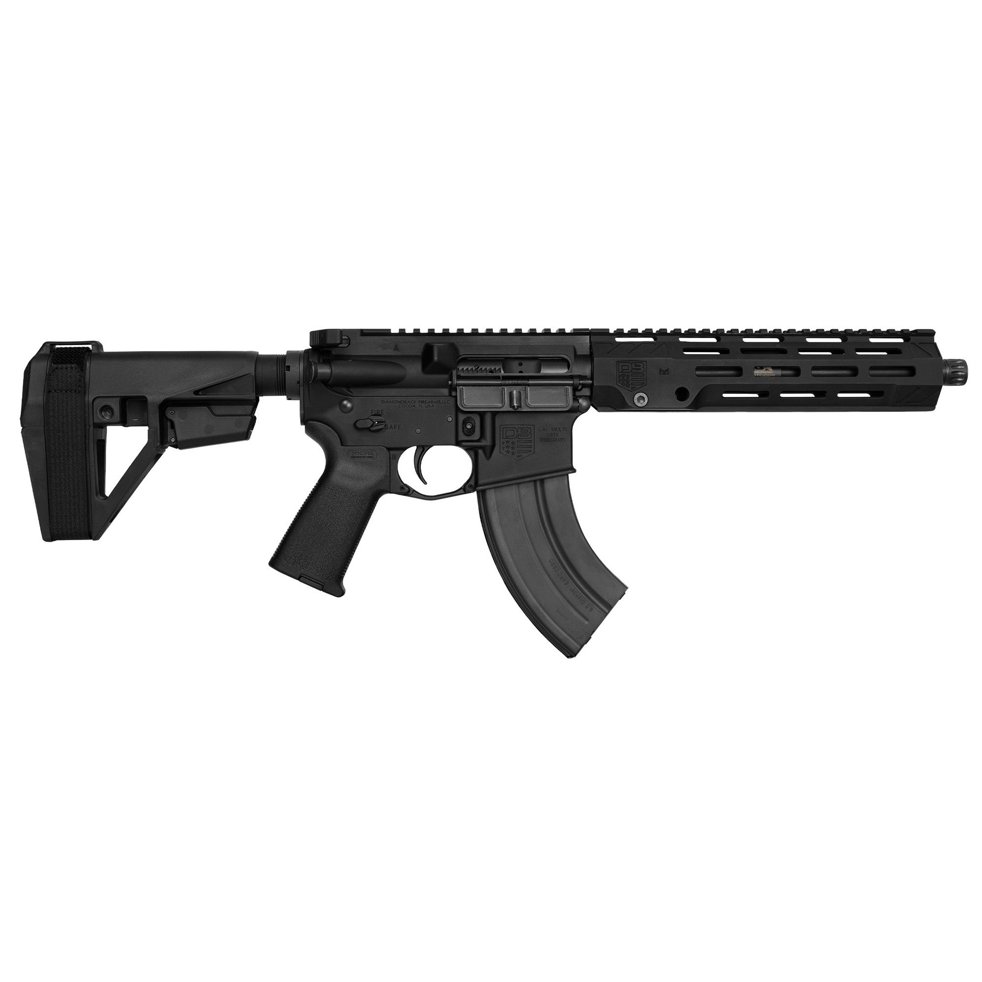 DBF DB15 338ARC 10.5″ 26RD BLK SBA5