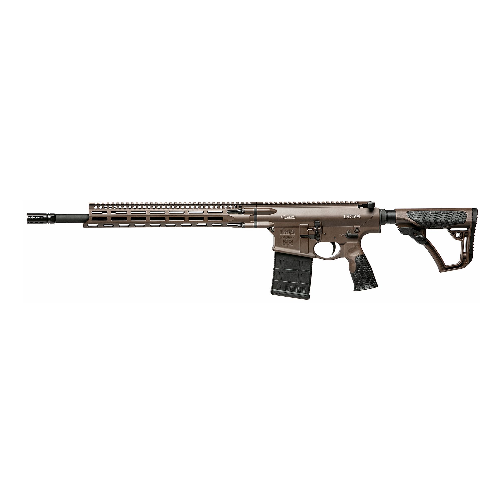 DD DD5 V4 6.5CM 18″ MLOK 20RD BRN