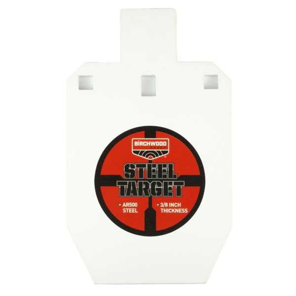 B/C 1/3 IPSC SILHOUETTE TARGET WHT