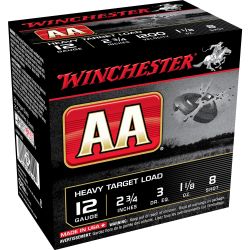 WIN AA HVY TRGT 12GA 2.75″ #8 25/250