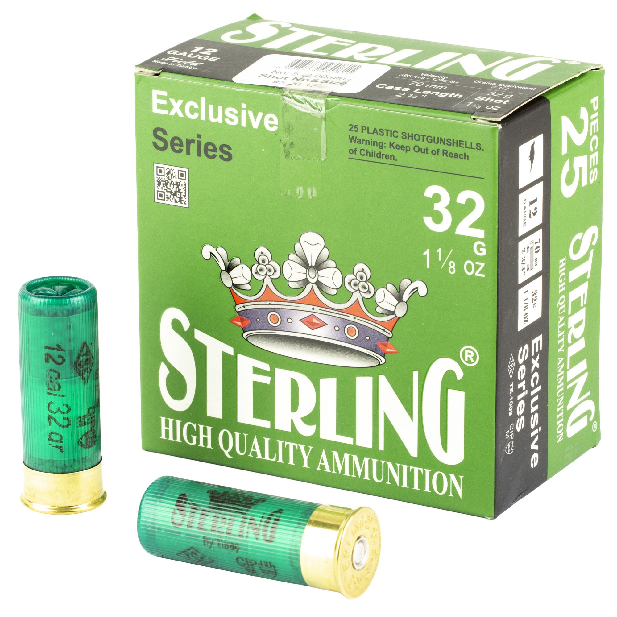 STERLING EXCLSV 12GA 2.75″ #5 25/250