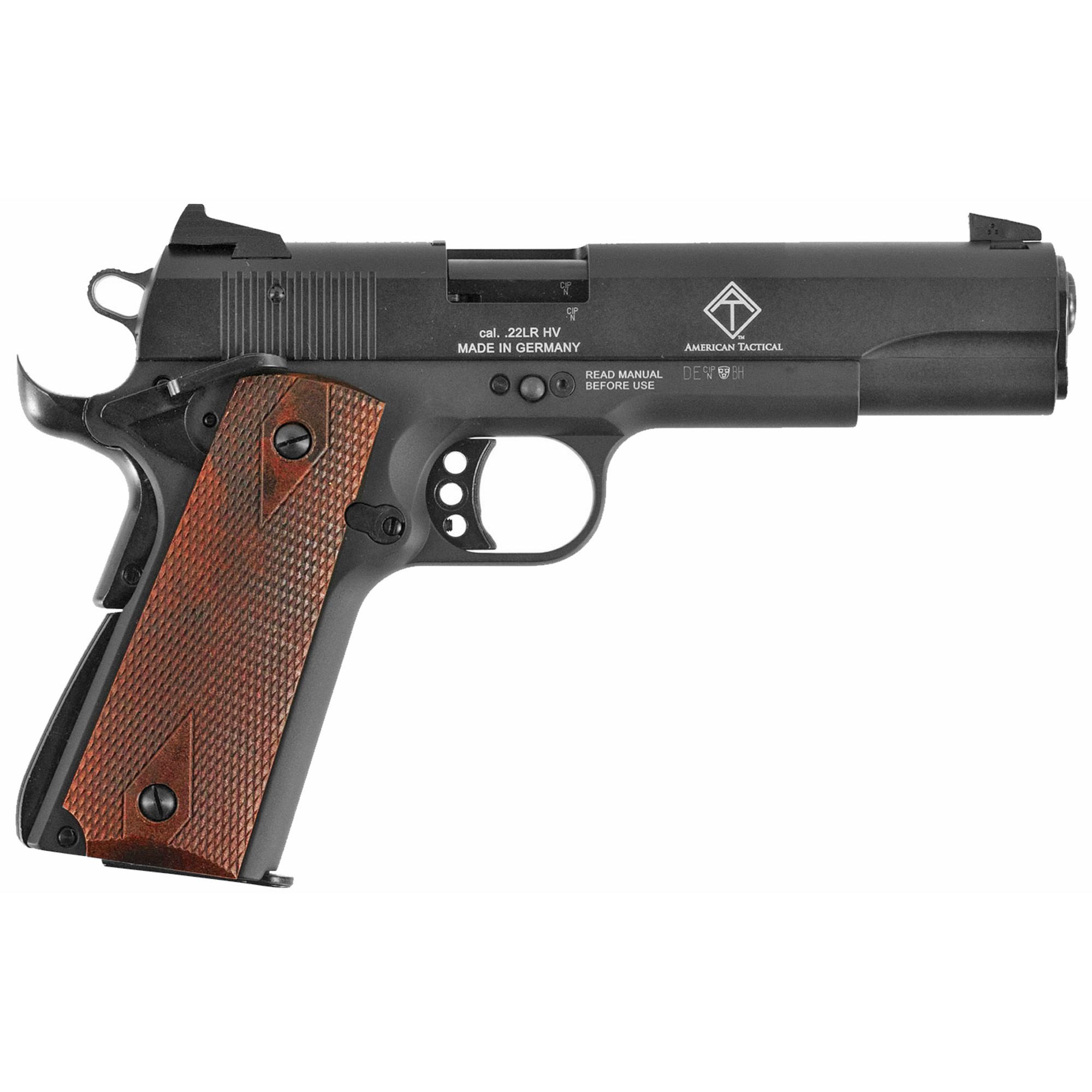 ATI GSG M1911 22LR 5″ BL 10RD WD TB