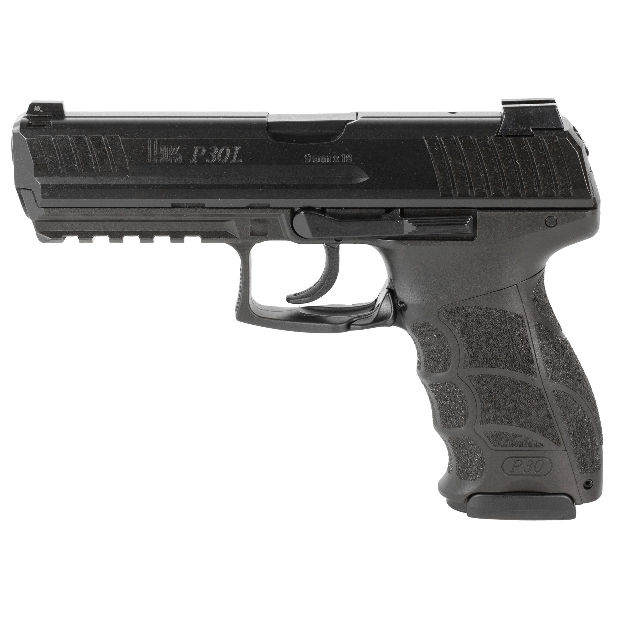 HK P30L 9MM 4.45″ 20RD V1 LEM BLK