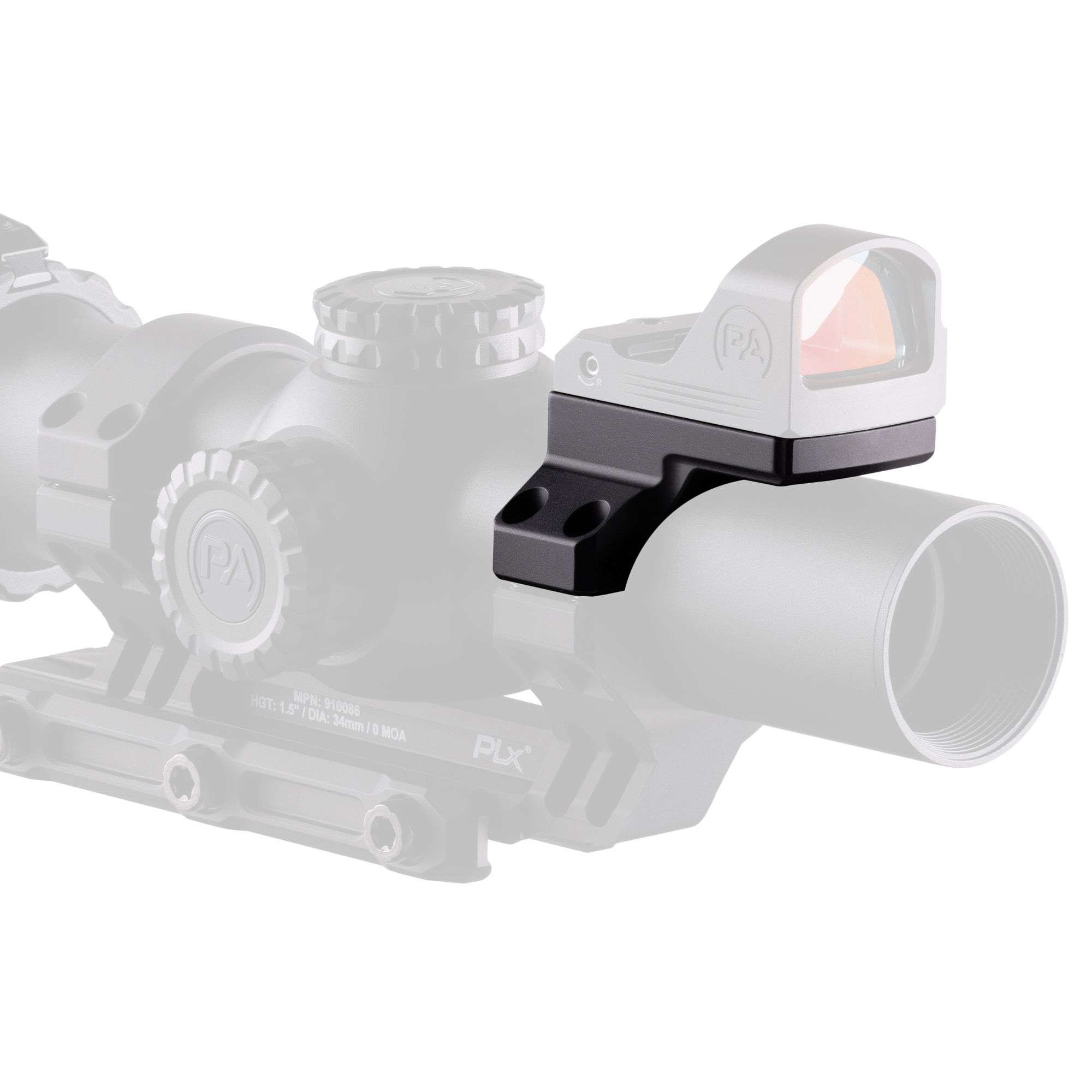 PAO SLX TOP CAP REFLEX MOUNT 34MM