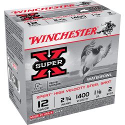 WIN SPR-X XT HV 12GA 2.75″ #2 25/250