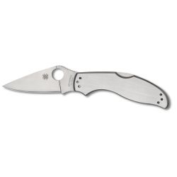 SPYDERCO UPTERN 2.82″ SS SILVER