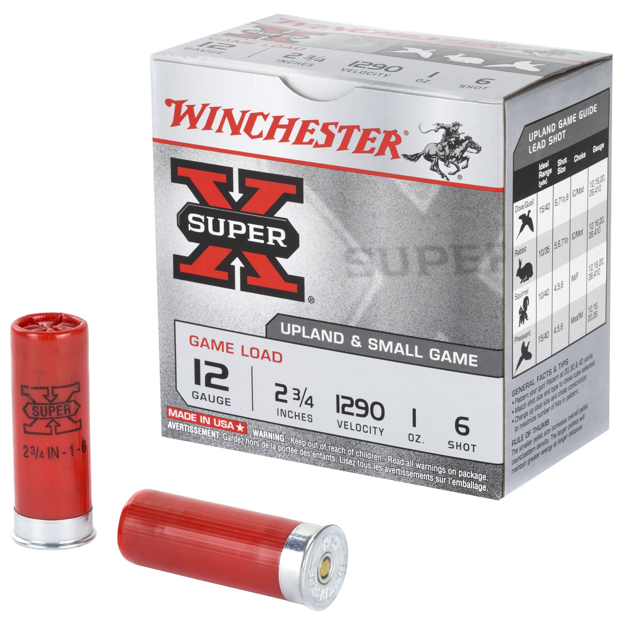 WIN SPRX 12GA 2.75″ #6 25/250