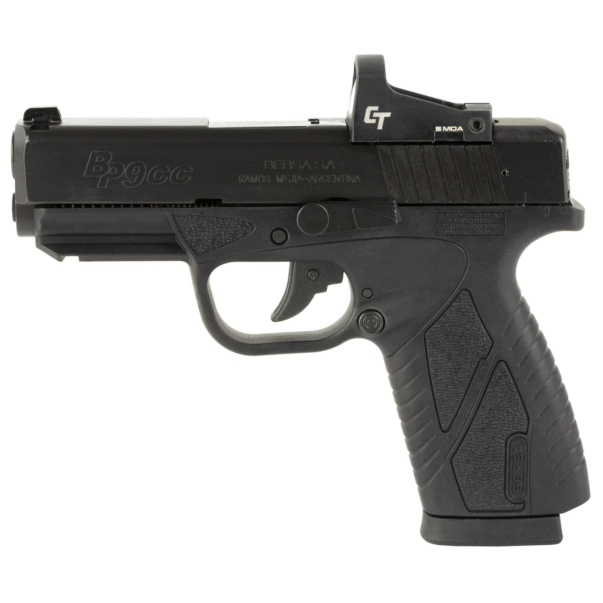 BERSA BP CC 9MM 3.3″ 8RD W/RED DOT