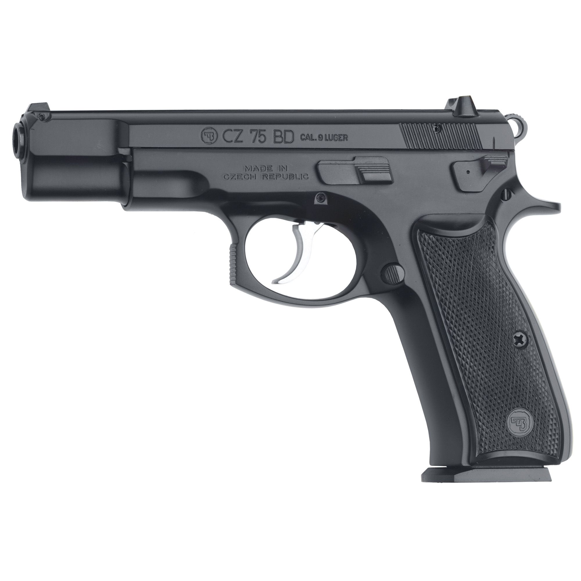 CZ 75BD 9MM 4.6″ BLACK DL 16RD