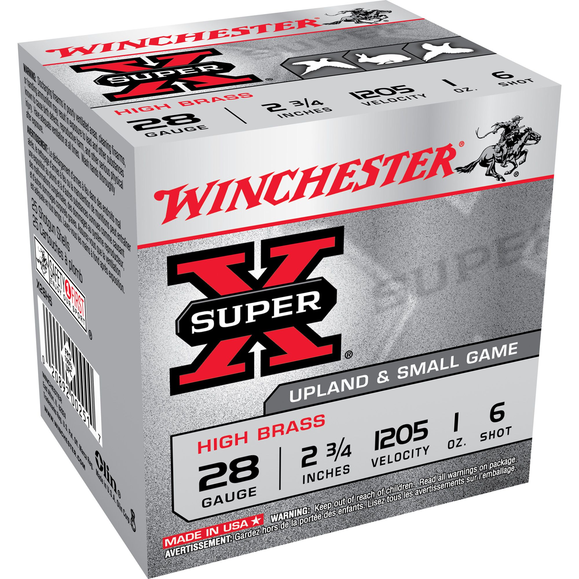 WIN SPR-X HB 28GA 2.75″ #6 25/250