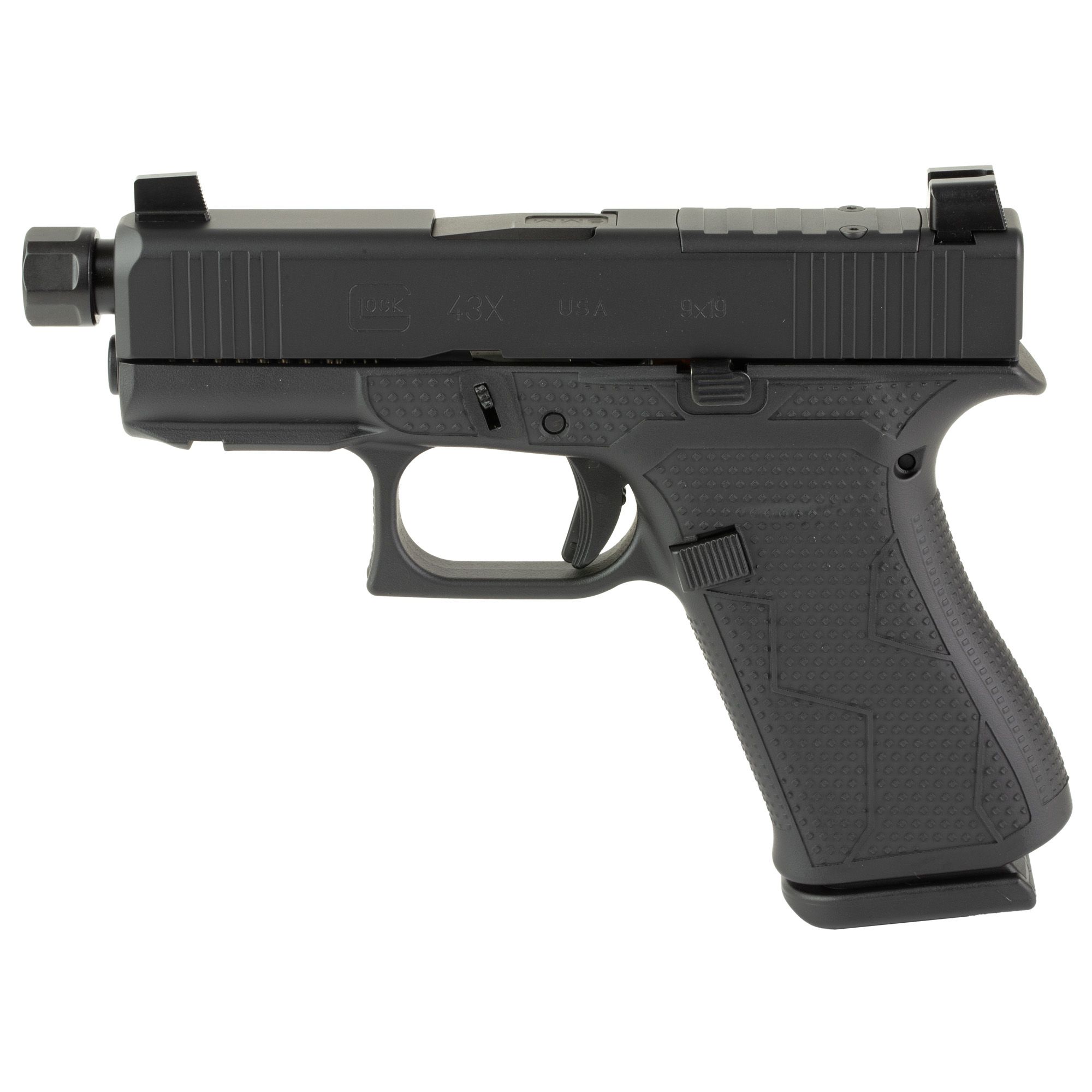 GLOCK 43X 9MM 10RD BLACKOUT2 TB