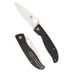 SPYDERCO MANTRA 4 CF 3.34″ BLK/SLV