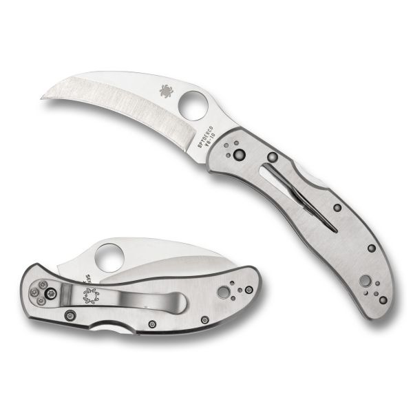 SPYDERCO HARPY CLIPIT SS 2.75″ SILV