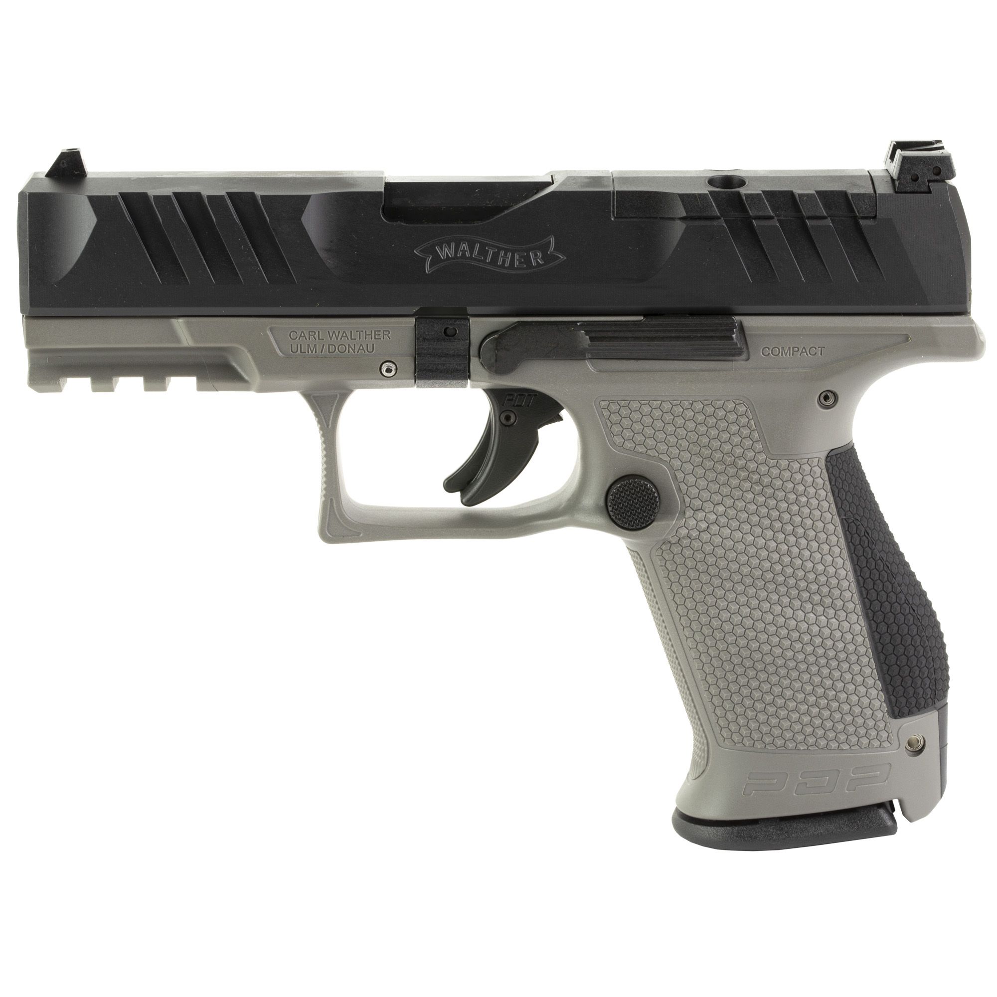 WAL PDP CMPCT 9MM 4″ 15RD GRY OP RDY