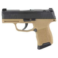 SIG P365 9MM 3.1″ 10RD OR BLK/COY