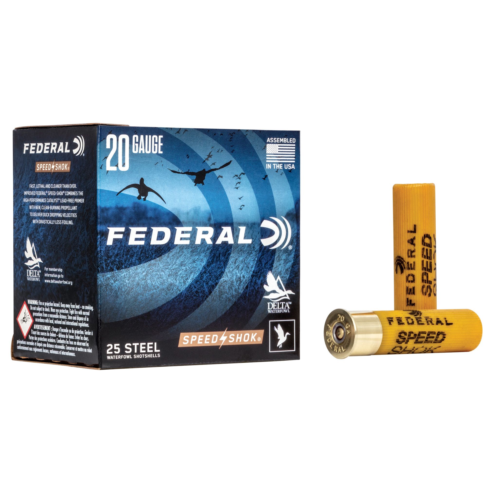FED SPEED SHOK 20GA 3″ #4 25/250