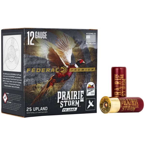FED PR STORM 12GA 2.75″ #6 LD 25/250