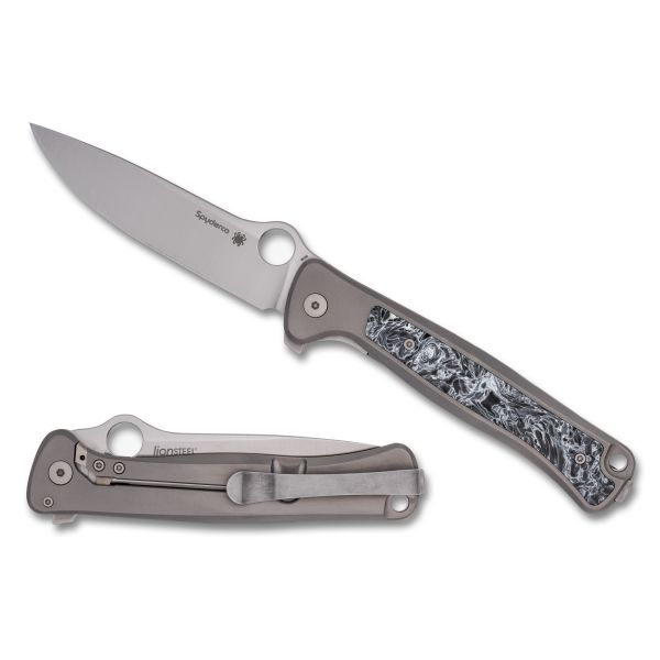 SPYDERCO SLYM STONEWASH TI 3.42″ GRY