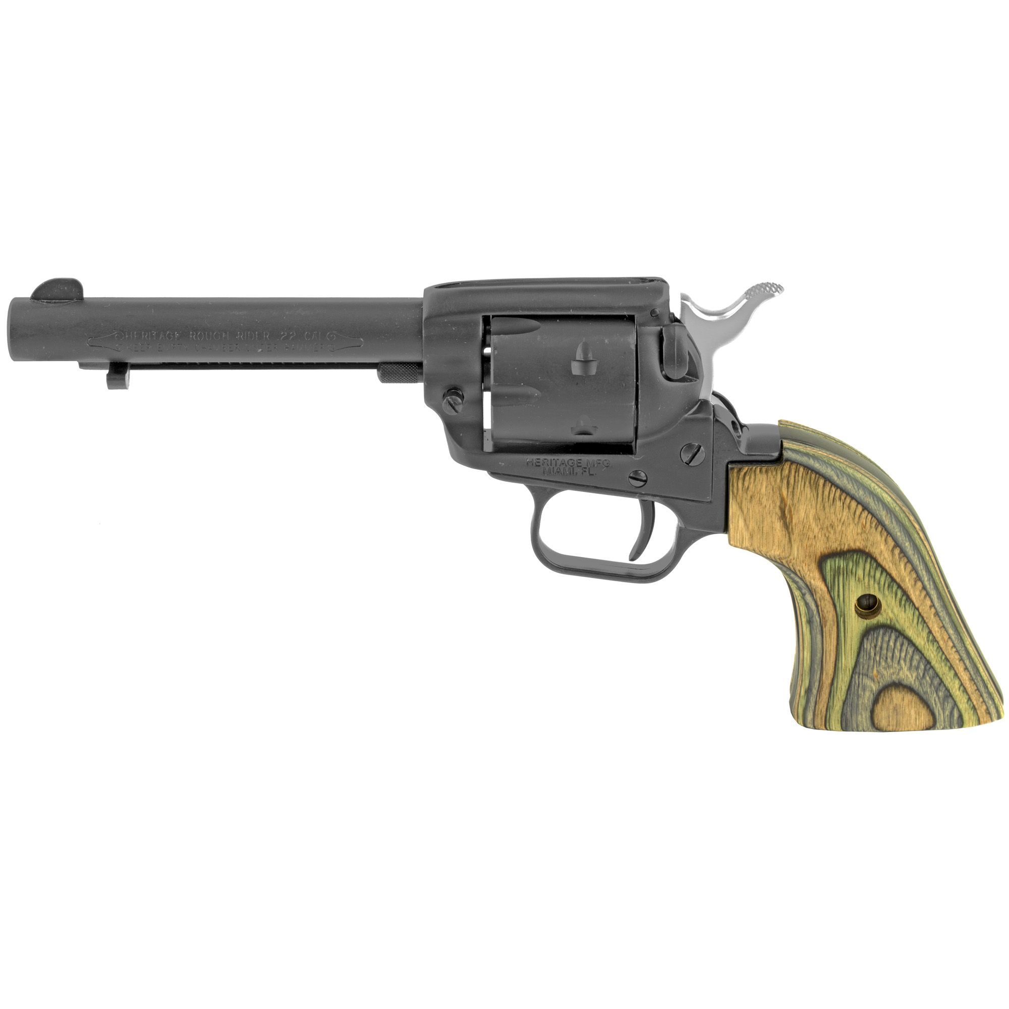 HERITAGE 22/22M 4.75″ 6RD CAMO GRN