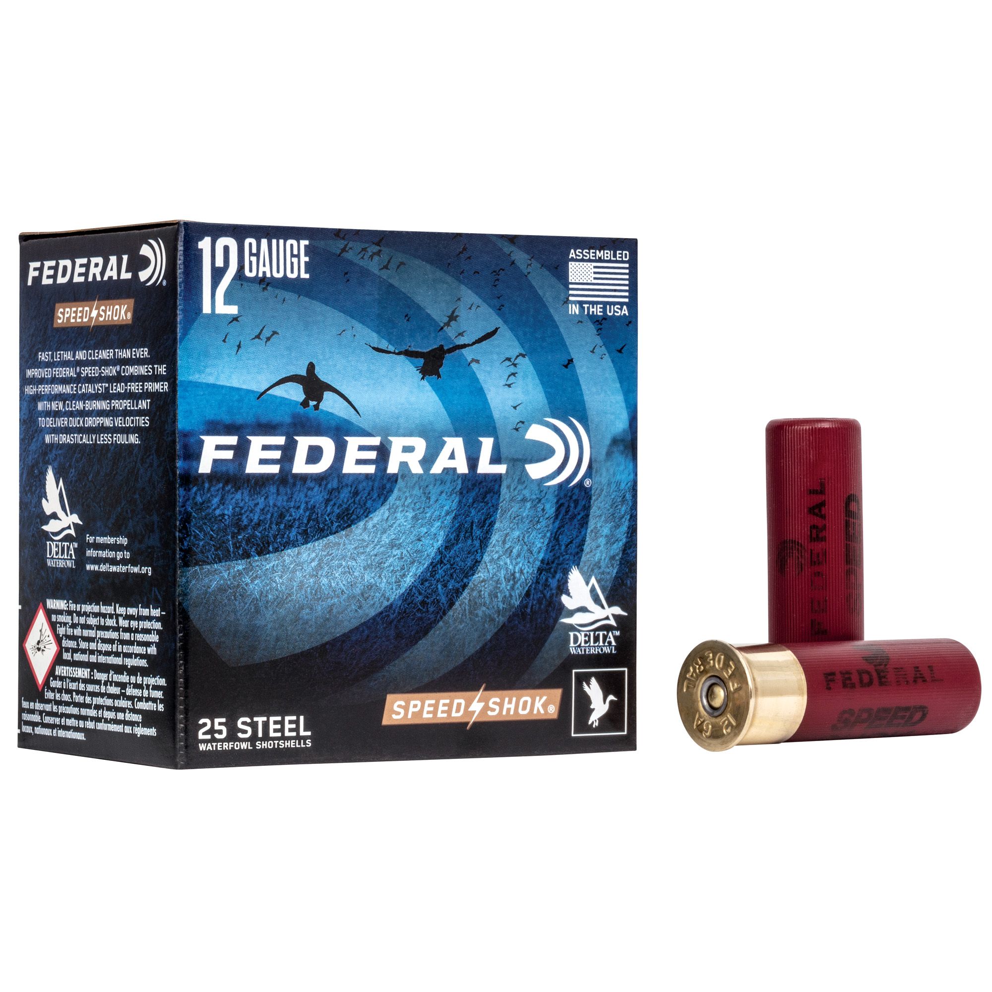 FED SPEED SHOK 12GA 3″ #2 25/250