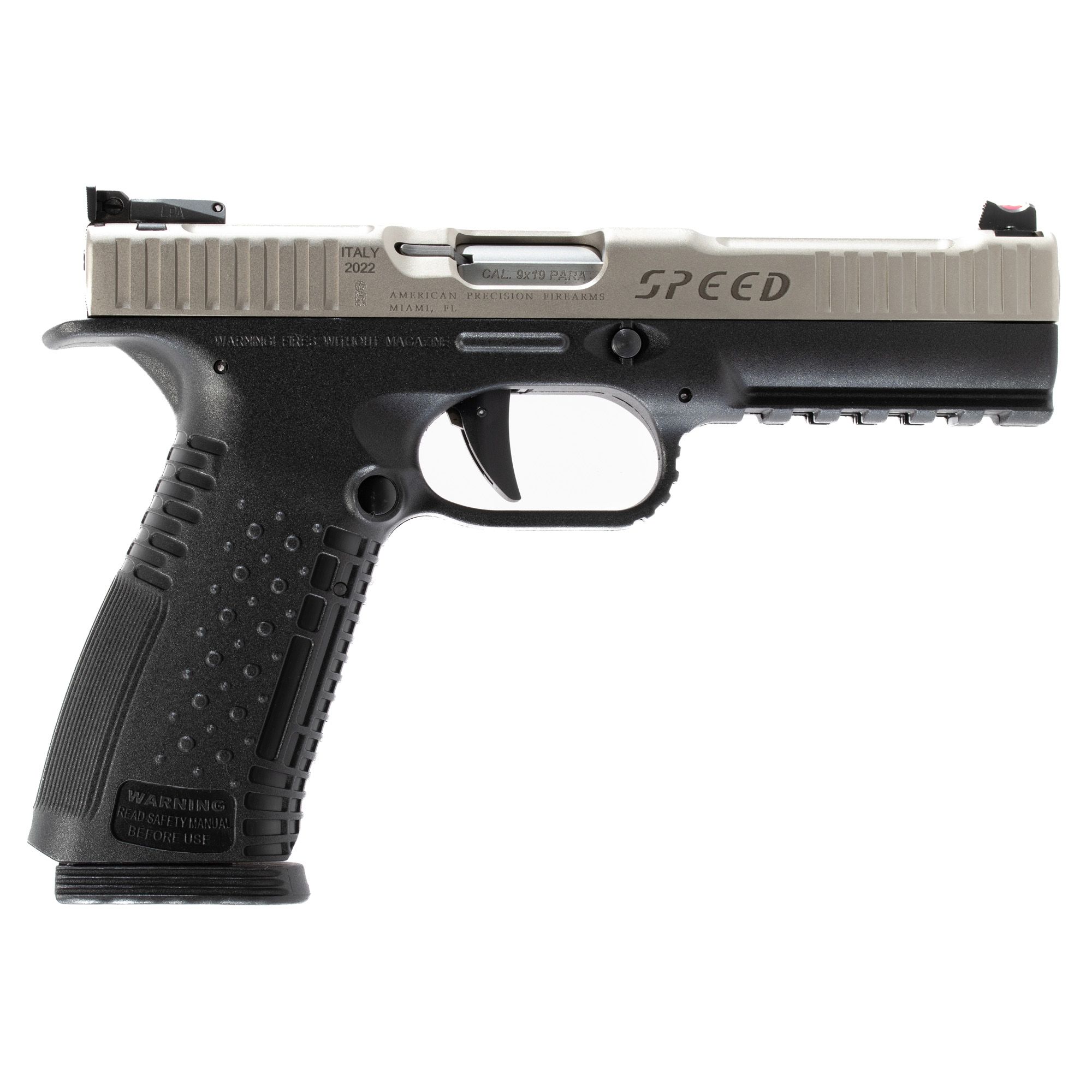 AMPF STRIKE ONE SPD 9MM 5″ 17RD SS