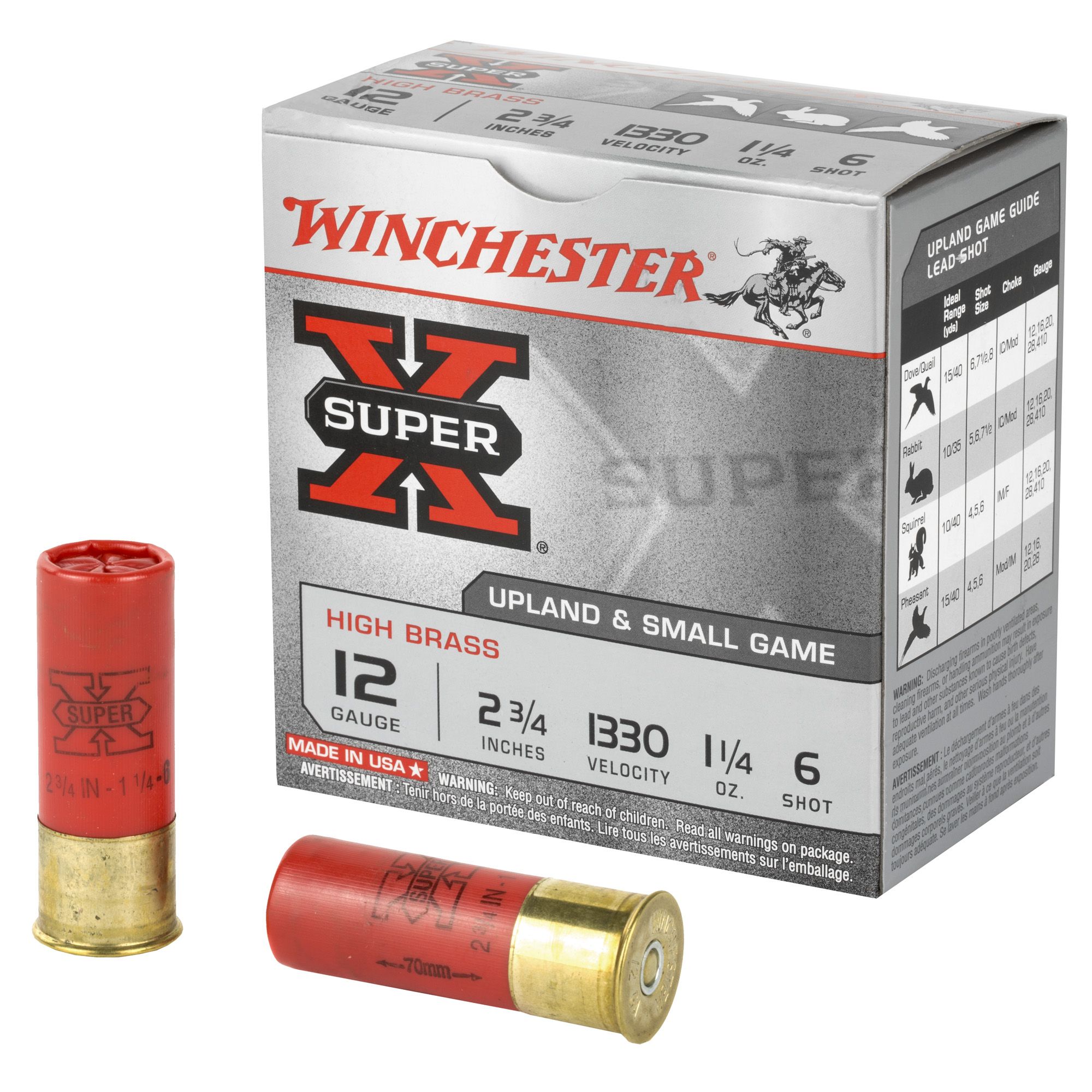WIN SPRX 12GA 2.75″ #6 25/250
