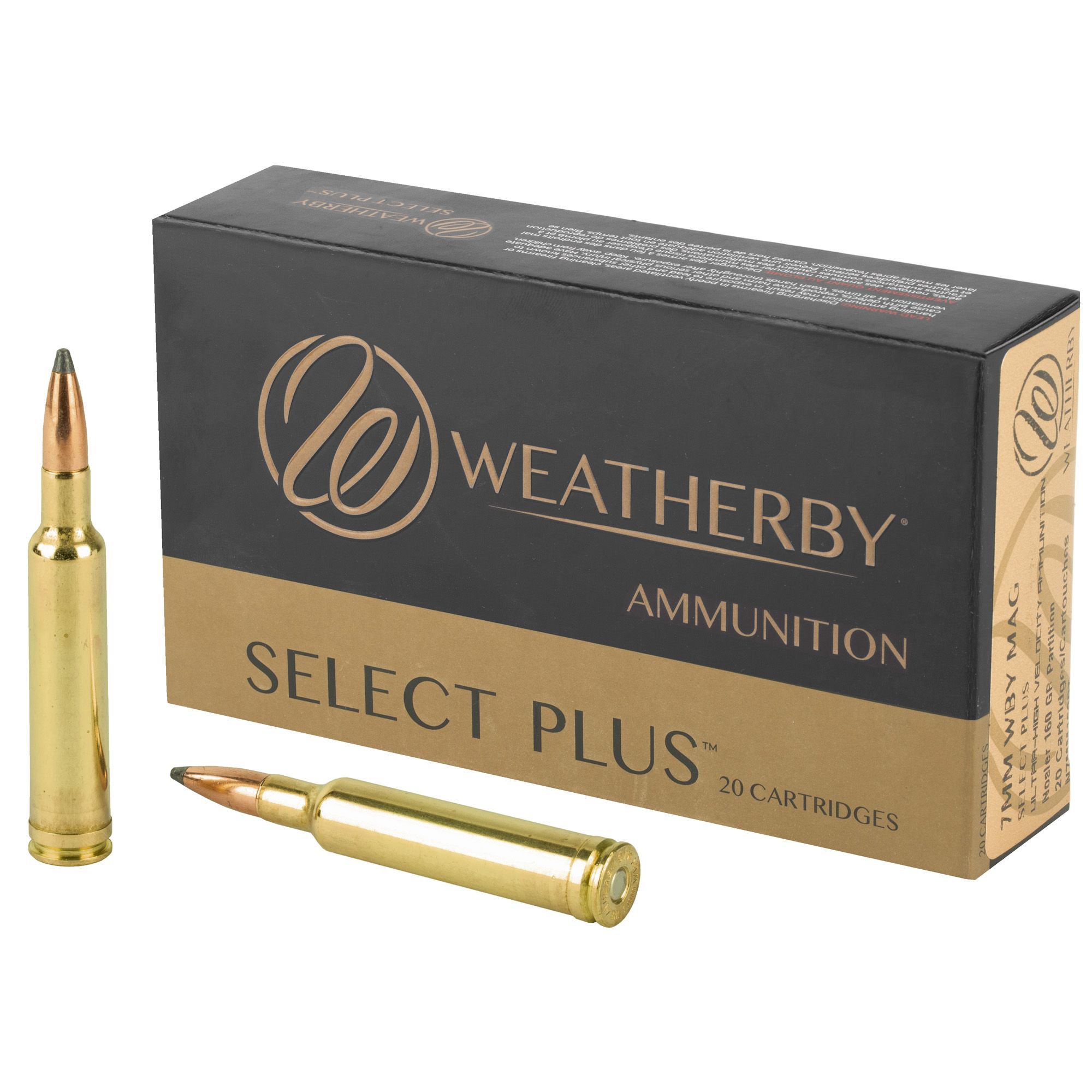 WBY AMMO 7MMWBY 160GR NOS PRT 20/200