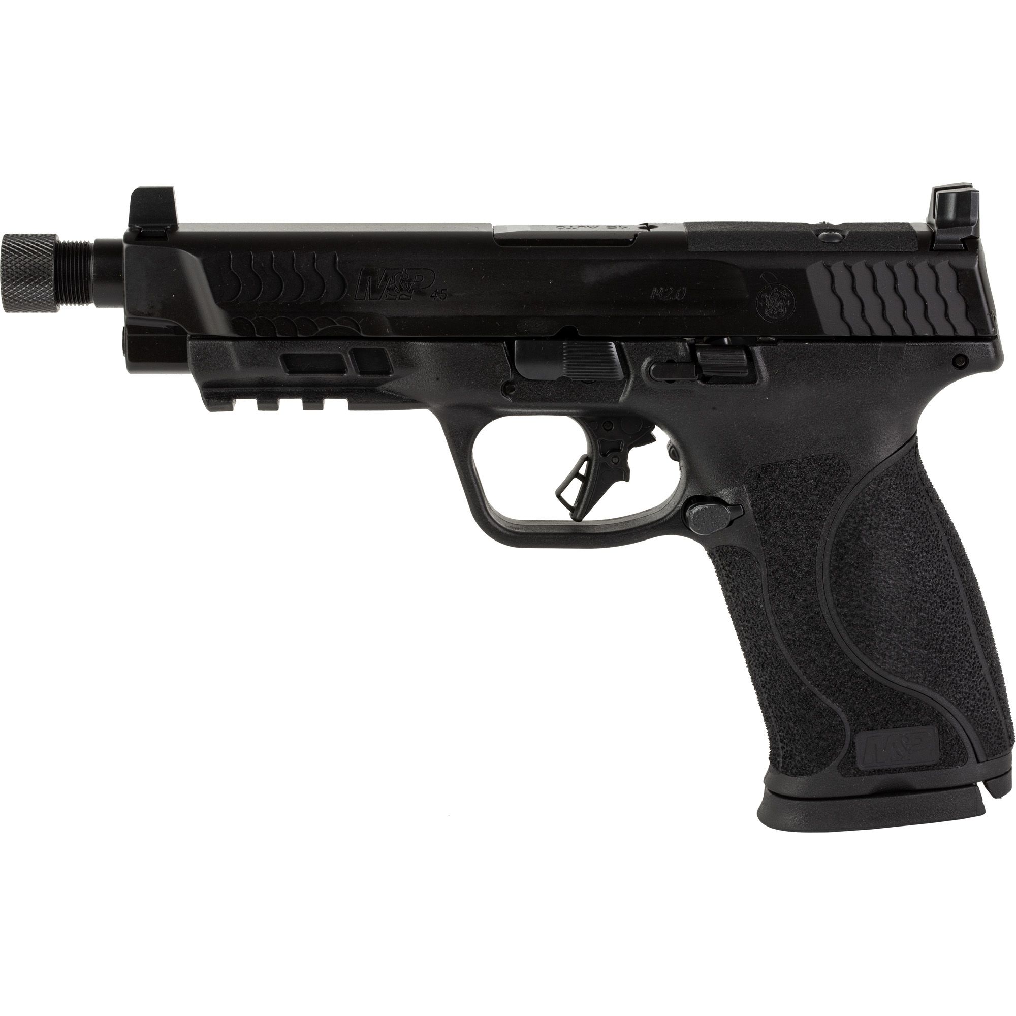 S&W M&P 2.0 45ACP 10RD OR TB NMS BLK