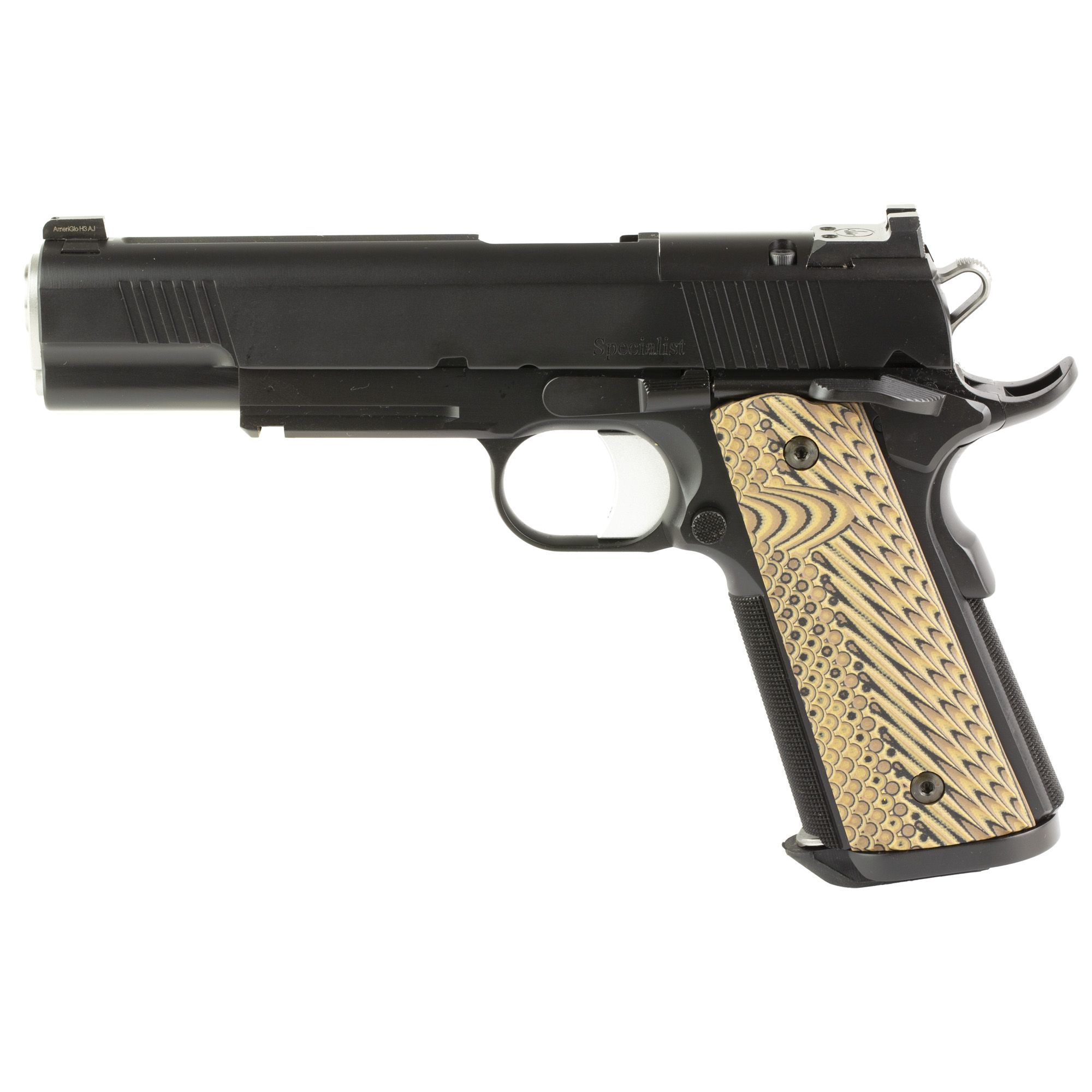 DW SPECIALIST OR 10MM 5″ RAIL BLK