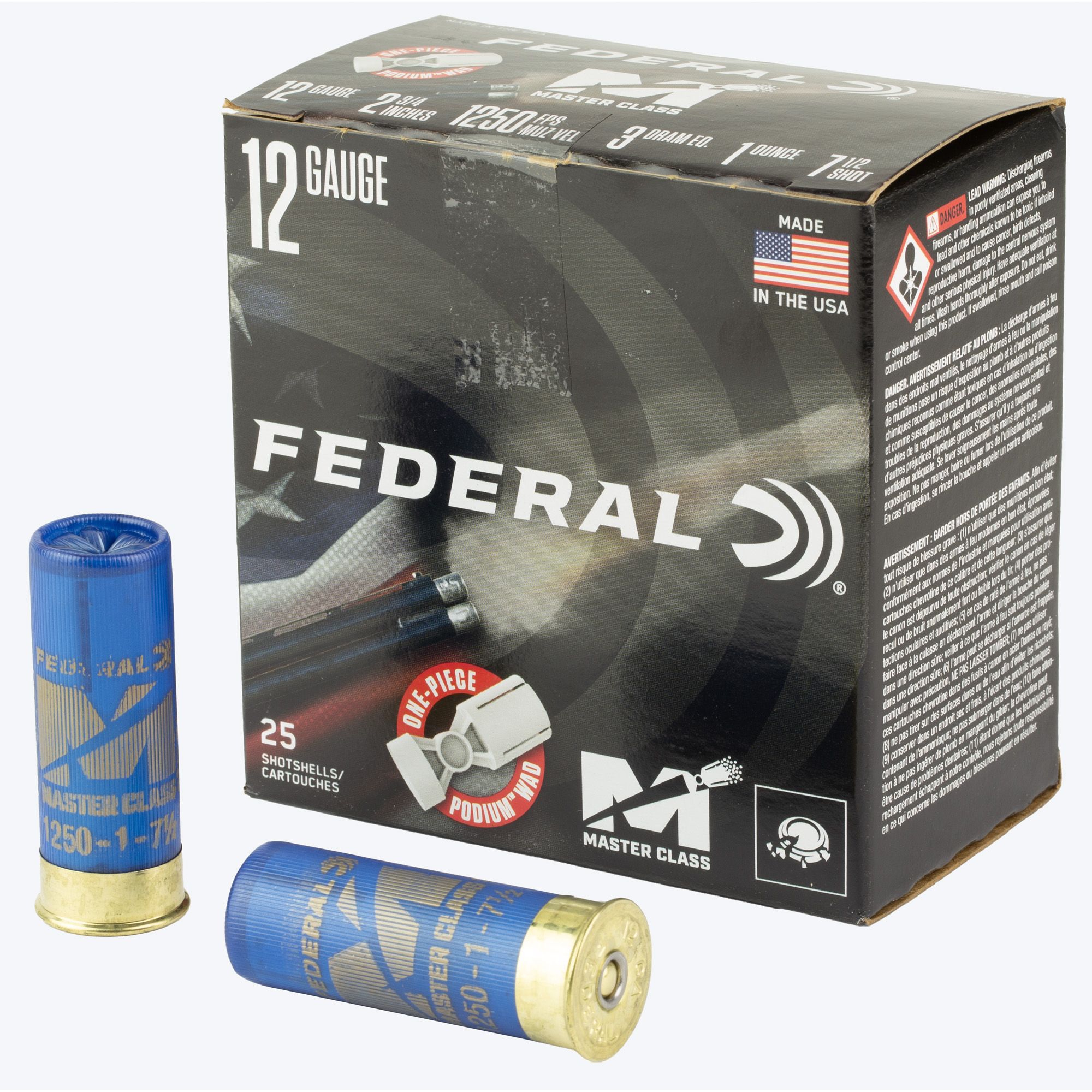 FED MASTER CLSS 12GA 2.75″ 1OZ #7.5