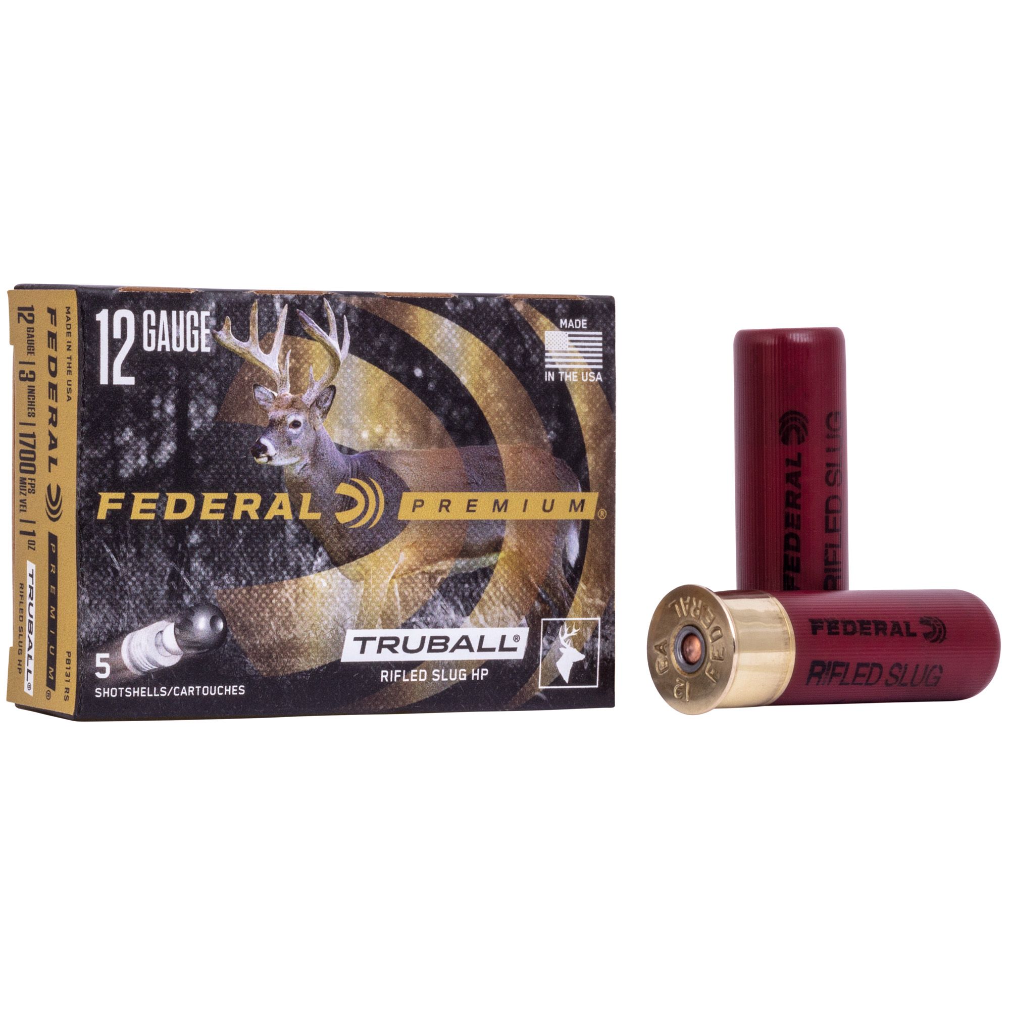 FED VSHOK 12GA 3″ TB SLUG HP 5/250