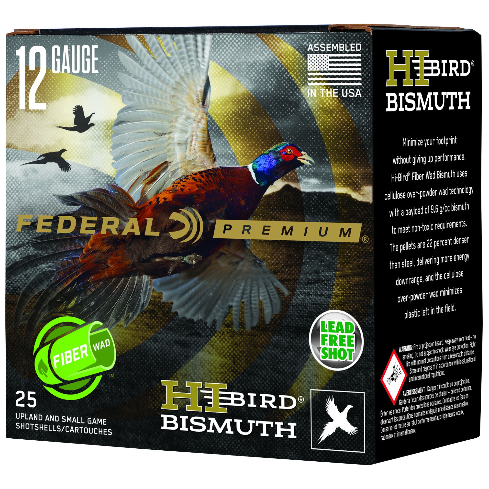 FED HI-BIRD 12GA 2.75″ #5 25/250