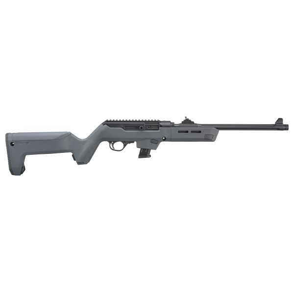 RUGER PC BKPKR 9MM 16″ 10RD GRY THRD