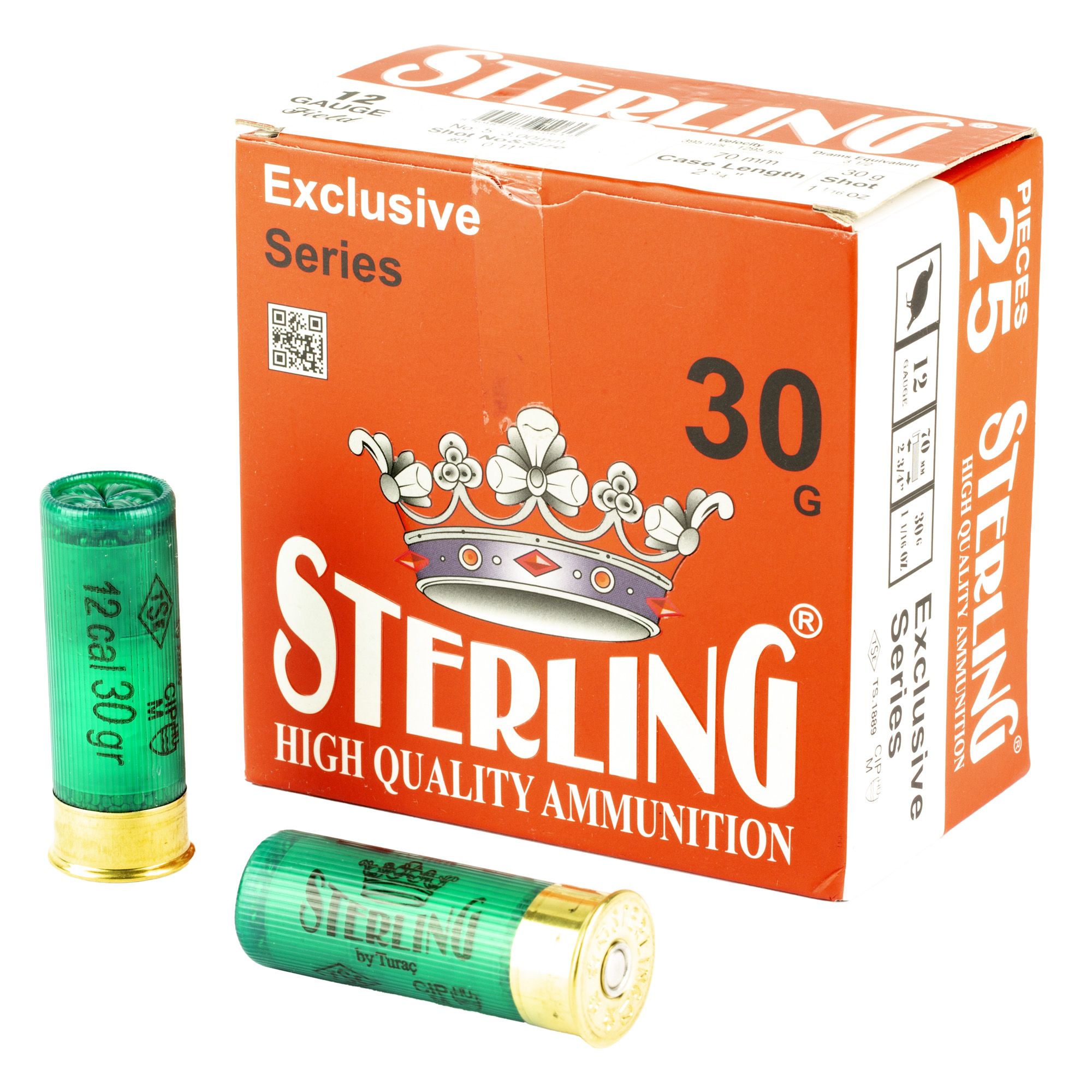 STERLING EXCLSV 12GA 2.75″ #5 25/250