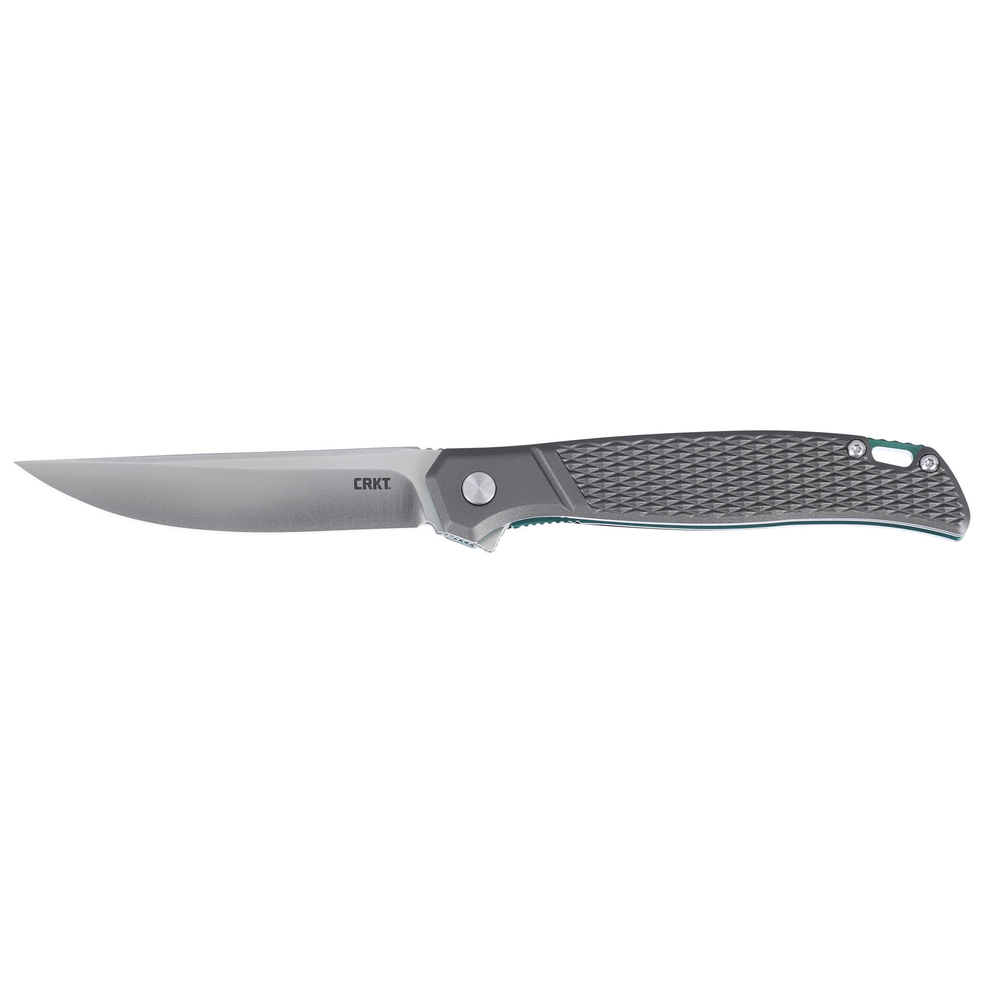 CRKT SCAR 3.30″ PLAIN EDGE GRAY